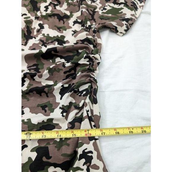 SEED TO STYLE Organic cotton Dress Short-sleeve Camo T-shirt Sz XL - Picture 8 of 10